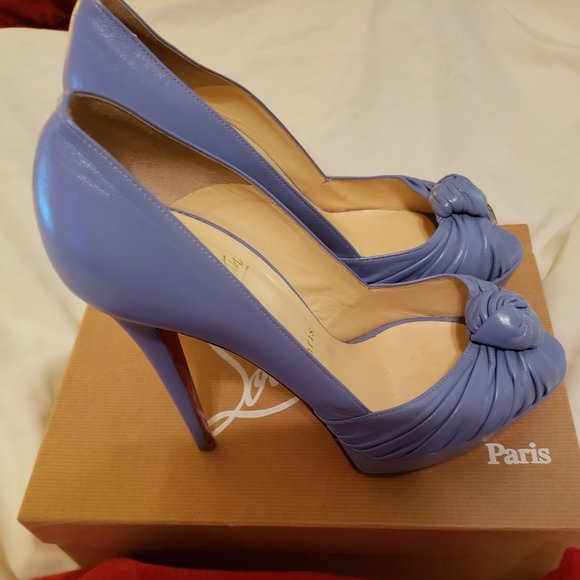 Beautiful Louboutin Gressimo Lavender Sz 39 1/2 - Picture 4 of 7
